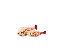 Bambole in Legno Madre Pesce e Bambino