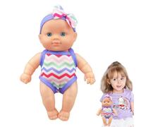 Bambole infantili realistiche, infanti realistiche Neonato rinato elastico | Bambole neonate per il compleanno della festa dei bambini F