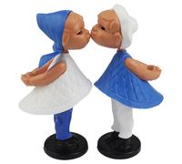 Bambole magnetiche che si baciano marittimo blu bianco coppia che si bacia class
