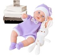 Bambole Per Bambine | Giocattolo Realistico Da 30 Cm Corpo Intero Lavabile Con Coniglietto | Bambole Per Bambini Della Vita Reale | Per Famiglia Ragazze Adolescenti Compleanni Natale San Casa