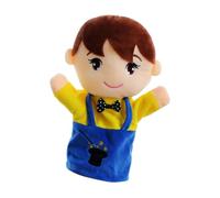 Bambole per famiglie: miglioramento della lingua e della comunicazione con bocche funzionanti, set di 6 diversi personaggi di peluche, tra cui nonni, tessuto sensoriale morbido da 30 cm | per la T