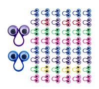 Bambole per le dita degli occhi - 50 pezzi anelli oscillanti, 6 colori sensoriali, regali per feste in | puntelli creativi per narrare storie per bambini