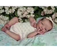 Bambole Reborn Femmine 20 pollici Bambole Reborn Originali Bambino Bambolas Realistico Neonato Bambino Bambola Real Soft Touch Vinile Integrale Fatte a mano Lavabile Sorridente Ragazza