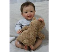 ZIYIUI 18 Pollici 45 CM Simulazione Bambole Reborn Originali Morbido Silicone Vinile Bambola Femmina Magnetica Bocca Bambole Bambina Regalo Maschio Giocattoli Regalo Reborn Doll