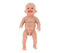 Bambole Reborn Realistiche Realistiche Simpatico Dolce Sorriso Viso Morbido Silicone Solido Bambole Reborn per Bambini Piccoli Compagna di Giochi 6 Pollici (Ragazzo)