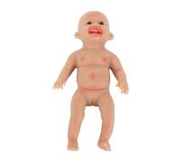 Bambole Reborn Realistiche Realistiche Simpatico Dolce Sorriso Viso Morbido Silicone Solido Bambole Reborn per Bambini Piccoli Compagna di Giochi 6 Pollici (Ragazza)