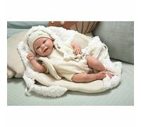 Bambola Reborn ARIAS 45 cm Diego con sacco a pelo