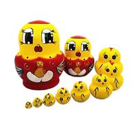 Bambole Russe Annidate per Adulti - Di Dimensioni Compatte e Dipinte a Mano - Set Di Bambole Annidate Russe In Legno | per Soggiorno Ingresso Scaffale per Esposizione Camera da e la Camera dei Bambini