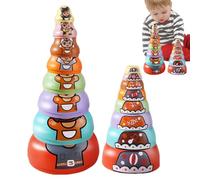 Bambole Russe Che Nidificano Con Animali - Set Di Giocattoli Resistenti Al Calore Impilabili Da 12 Cm, Vivaci Modelli Di Dinosauri, Bambole Russe Creative Antiurto Per Bambini Regalo Di Compleanno Col