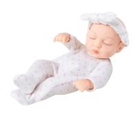 Bambole Set, Mini Bambole Reborn Lavabili Mini Bambole Rinate in morbido vinile Bambino Bambola Fatto a Mano Morbido Bambola Bambole con Vestiti Regalo per Bambini Ragazza