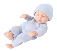 Bambole Set, Mini Bambole Reborn Lavabili Mini Bambole Rinate in morbido vinile Bambino Bambola Fatto a Mano Morbido Bambola Bambole con Vestiti Regalo per Bambini Ragazza