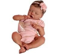 Bamboletta Real Life Bamboletta in silicone da 18 pollici Realistica Reborn che dorme Realistica in silicone lavabile Neonata con vestiti