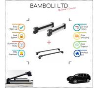 Bamboli 19 " Sci Trasportatore & Nero Croce per Barra Set Porsche Cayenne 03-10