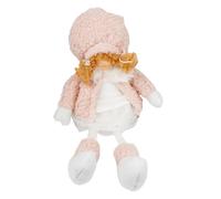 Bambolina Natalizia H59 cm in Tessuto Rosa