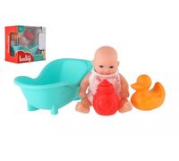Bambolina per vaschetta con accessori 10 cm