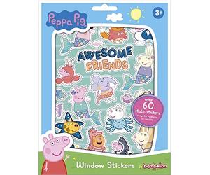 BAMBOLINO TOYS JouetPrive Peppa Pig - Adesivi per finestra