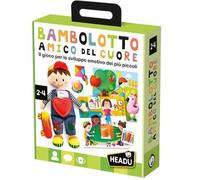 Headu Bambolotto Amico del Cuore Montessori il Gioco per lo Sviluppo Emotivo dei più Piccoli It57199 Gioco Educativo per Bambini 2-4 Anni Made in Italy