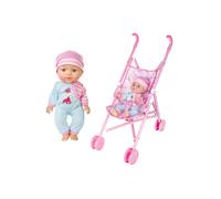Bambolotto con suoni e passeggino 27 cm - confezione in ceco