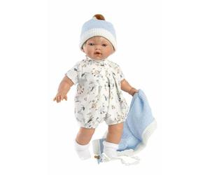 Bambolotto Neonato Llorens Roberto Cry 33 cm