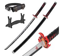 Bamboo Anime Katana Cosplay Sword, Katana Inspired Demon Slayer Sword 105cm/41 pollici Hashira Pillars & Protagonist Katana, una varietà di stili tra cui scegliere (Tanjiro Kamado's Katana JT10666)