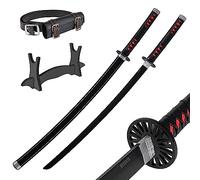 Bamboo Anime Katana Cosplay Sword, Katana Inspired Demon Slayer Sword 105cm/41 pollici Hashira Pillars & Protagonist Katana, una varietà di stili tra cui scegliere (Kamado Tanjirous Katana JT10650)