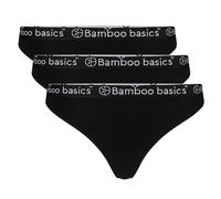 Bamboo Basics Donne String EMMA, 3 Pezzi - Logo-Band, Traspirante, Single J...