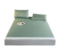Bamboo Mattress Cover Summer Ice Silk Cool Quilt Cover A-Grade Mother And Baby Fabric Fast Cooling Suitable for Home(Green,180cm*200cm/61)