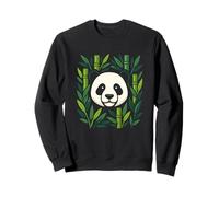 Bamboo Panda Nature Harmony Design Felpa