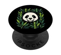Bamboo Panda Nature Harmony Design PopSockets PopGrip Adesivo