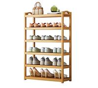 Bamboo Shoe Rack with 7 Layers for Shoe Storage Sturdy & Sustainable Portable Shoe Shelf for Household Dustproof & Non Slip Design 80cm (31inch)