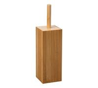 5five - Scopa per WC autoportante, Unknown Earth - Bambù - 10 x 10 x 37 cm - Per WC e bagno
