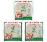 BAMBOO TREE - Carta di riso 22Cm. (rotoli estivi) - 1 X 200 GR (Confezione da 3)