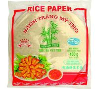 Bamboo Tree, Carta di Riso Vietnamita per Involtini Primavera, Specialmente per Friggere - 22 cm, 400g