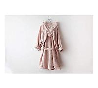 Bamboom Bamboom Accappatoio in Spugna,4-6 Anni; Soffice Fibra di Bambù Organico, Bathrope Baby 4-6 Y, Pink, 1972006-500 g