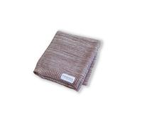 Bamboom Coperta Estiva Lavorata a Maglia 75x100 cm - Bric White Melange