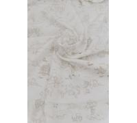 BAMBOOM Lenzuolo Per Lettino 110x140cm Con Federa Oyster Grey