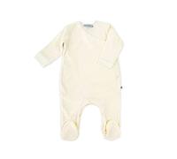 Bamboom Pelele"Pure" (Con Pies) - 1M - Crema - Body, unisex