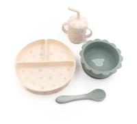 Bamboom Set Bimbo in Silicone Piatto Scodella Cucchiaio Bicchiere Animal Friends