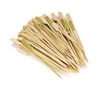Bamboomn brand - decorative Bamboo Paddle pick - 10 diverse varietà di formati disponibili - (100/300/1000PCS)
