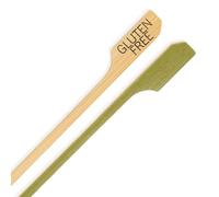 Bamboomn brand - senza glutine food marcatura Bamboo Paddle Picks, varietà di dimensioni Lunghezza