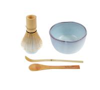 BambooMN Brand - Set di ciotole per Matcha (include supporto per ciotola, frusta per t , Chasa)