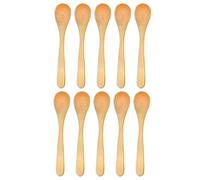 Bamboomn brand - Small Solid Bamboo Spice/Salt/Sugar - cucchiai in varie forme e dimensioni 3.5-Inch Oval-Carbonized Brown 3.5-Inch Oval-Carbonized Brown