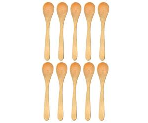 Bamboomn brand - Small Solid Bamboo Spice/Salt/Sugar - cucchiai in varie forme e dimensioni 3.5-Inch Oval-Carbonized Brown 3.5-Inch Oval-Carbonized Brown