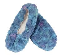 BambooMN Calzini foderati antiscivolo | Divertente design a forma di cuore, a righe e tie-dye. Comfort confortevole per rilassarsi, regalare, compleanni e
