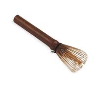 BambooMN Chasen - Frusta per matcha magro giapponese - Utensile tradizionale Matcha con manico lungo, colore: nero magro - 1 pezzo