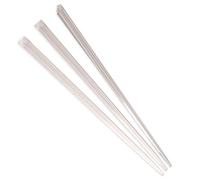 BambooMN - Plettri triangolari in plastica per alimenti e bevande - 10 cm - 300 pezzi - Trasparente