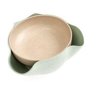 Bamboo's Grocery Double Dish Snack Bowl For Pistachios Peanuts Edama