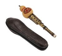 Bambù Cucurbita Flauto Strumento Musicale Etnico Chiave di C c5104