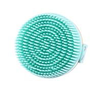 Bambù e Silicone Spazzola da Bagno per Chioma e Cuoio Capelluto | Design Ergonomico, Cordino Anti Caduta, per Doccia e Ripostiglio Bagno, Pulizia Accurata e Sollievo Prurito