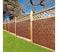 Bambù ecologico per balcone e patio, facile da montare, ideale per la privacy del giardino, 130 x 100 cm, migliora il tuo spazio esterno